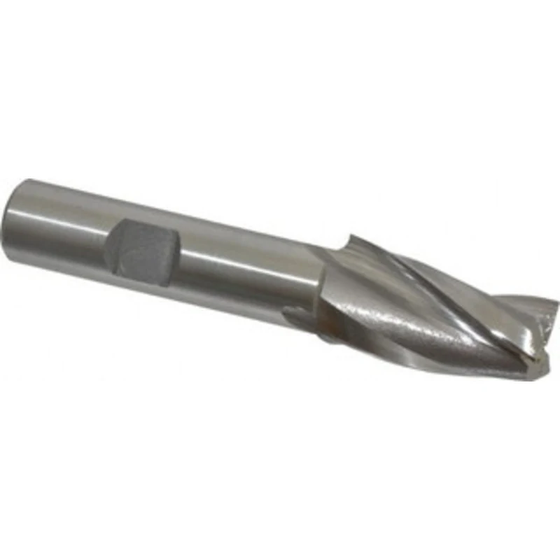 OSG 5 per Side 1/2 Small End Diam 1-1/4 LOC 3-Flute Cobalt Tapered Square End Mill Uncoated, 1/2 Shank Diam, 3-1/4 OA...